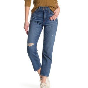 Madewell High rise Jeans distressed